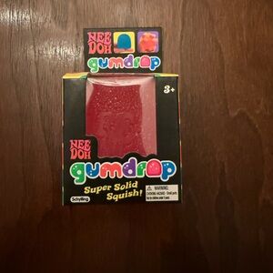 Gumdrop Super Solid Squish! Red Kids Toy
